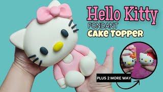 HELLO KITTY cake topper  big topper  2 more way for smaller head topper  