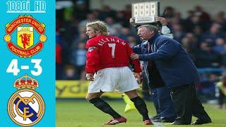 Man Utd 4-3 Real Madrid -2003 HD •Ronaldo hattrick. •Beckham masterclass.