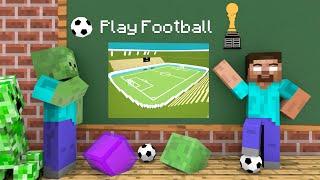 Herobrine Accepts The Soccer Match - Minecraft Animation