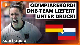 Deutschland - Slowenien Handball Highlights  Olympia Paris 2024  sportstudio