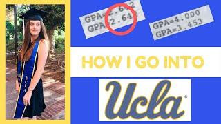 HOW I GOT INTO UCLA & Every University I Applied To  2.6 GPA *transcripts included*