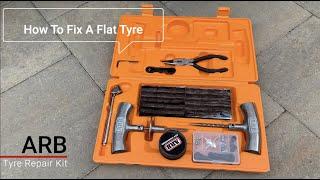 ARB TYRE REPAIR KIT HOW TO PLUG A PUNCTURED TYRE