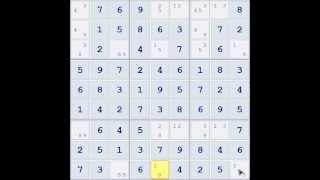 Sudoku Demonstration - Bivalue Universal Grave + 1 BUG+1 Technique