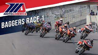 Mission King of the Baggers Race 1 at Laguna Seca - FULL RACE  MotoAmerica