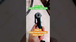 HOW TO Put Air Into a Bicycle Tire Presta