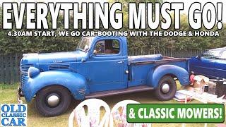 Classic CAR BOOTING with the old truck