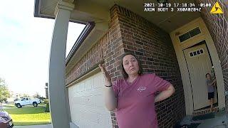 POLICE Visit Turns BAD MOM Into a ENTITLED LIAR Police Bodycam