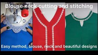 How to sew a beautiful necklines sew a placket on a blousesew a zipper on a blouse good sewing tip