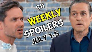 General Hospital Weekly Spoilers July 1-5 Sonny’s Unhinged & Dante Pleads #generalhospital #gh