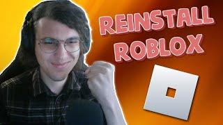 How To Reinstall Roblox