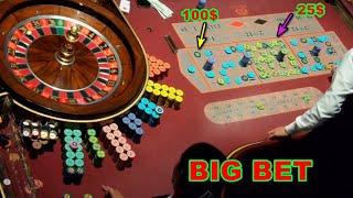 LIVE ROULETTE   HOT SESSION NIGHT THURSDAY BIG BET CHIPS 100$ AND 25$ EXCLUSIVE ️2024-07-12