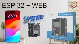 Создание WEB интерфейса и управление светодиодом с телефона Enjoy Board ESP32