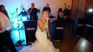 The bride sings Dont Stop Believing at her own wedding Dave Thomas ASC- All Set Creations