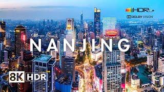 Nanjing City China  in 8K ULTRA HD HDR 60 FPS Video by Drone