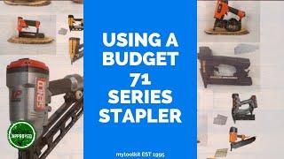Budget 71 Series Stapler Demonstration