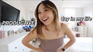 PRODUCTIVE day in my life ⋆ ˚｡⋆୨୧⋆ ˚｡⋆