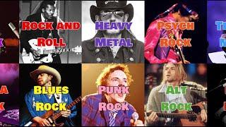 EVERY GENRE OF ROCK  METAL 150+ Genres Named