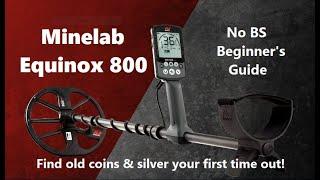 How to use an Equinox 800 metal detector THE NO BS BEGINNERS GUIDE