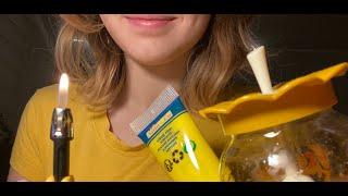 YELLOW ASMR  No talking tapping scratching mouth sounds