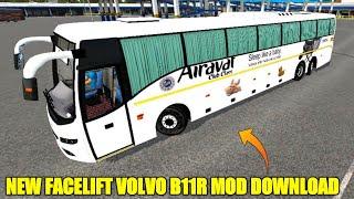 Bus simulator Indonesia me Volvo b11r bus mod Kaise download kare Volvo b11r facelift bus mod