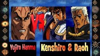 Yujiro Hanma vs Kenshiro & Raoh  Fist of the North Star  Ultimate MUGEN Fight 2013