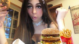 ASMR Eat McDonalds with me