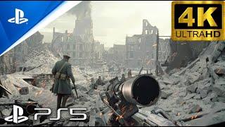 PS5 Battle Of Stalingrad  IMMERSIVE Graphics 4K60FPS HDR Call Of Duty