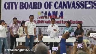 Isko Moreno and Honey Lacuna proclaimed as Manila Mayor and Vice-Mayor