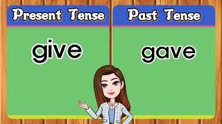 MOST COMMON IRREGULAR VERBS  Past Tense and Present Tense  Part 10