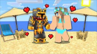 Minecraft KISSING MC NAVEED GIRLFRIEND ON THE BEACH MOD  TROPICRAFT  Minecraft Mods