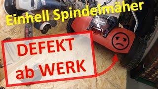    Einhell Akku Spindelmäher - NEU und DEFEKT - GE-HM 1838 Li