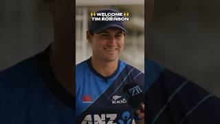  Welcome #TimRobinson #BLACKCAPS #NZC #Cricket