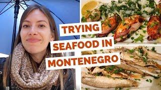 Montenegrin Food Review - Eating local seafood dishes in Kotor Montenegro