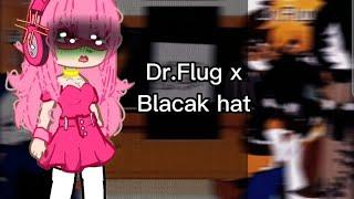 Gacha Universal meme •MHA react to Dr.Flug x Blacka hat par 3?