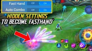 HOW TO SPEED UP YOUR HAND IN GUSION?  NEW HIDDEN SETTINGS TO BECOME FAST HAND IN 2022  - MLBB