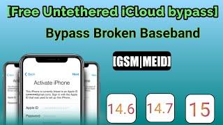 FREE Untethered iCloud Bypass And Fix Broken Baseband iOS 14.614.715.1 iPhone iPad