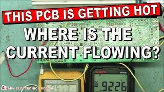 How To Measure Current Flow On A PCB  Basic 400 Bi Amp Active Speaker Repair 3