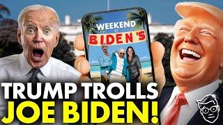 Trump Spent Weekend Posting These Hysterical Memes Trolling Biden Over Debate  Joe Hides in SHAME 