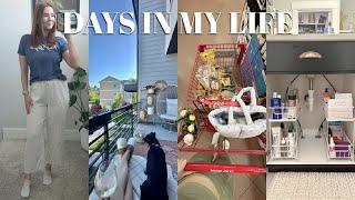 VLOG  Trader Joes Grocery Haul My Work Morning Routine Organize with Me