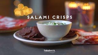 Salami Crisps  Christmas Twists