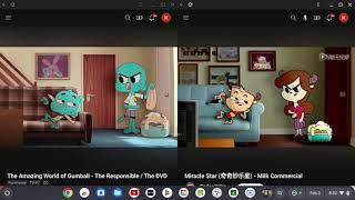 The kids you decided to have comparison The Amazing World of Gumball Original vs Chinese