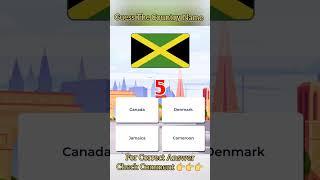 #countryflags #canada #jamaica #denmark #cameroon #guesstheflag