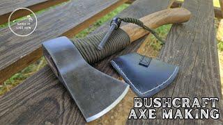 Making a Bushcraft Axe.Simple and Reliable Axe