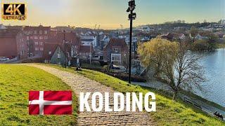 Kolding Denmark Koldinghus and downtown Kolding