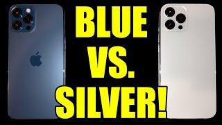 iPhone 12 Pro Max Color Comparison  Blue vs. Silver