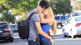 Kissing Prank Extreme - Hot Girl Staring Contest - Prank Invasion 2018