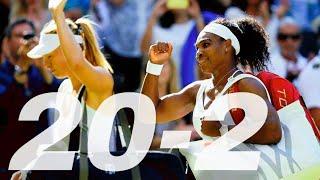 The Famous ONE SIDED RIVALRY - Serena Williams vs Maria Sharapova  SERENA WILLIAMS FANS