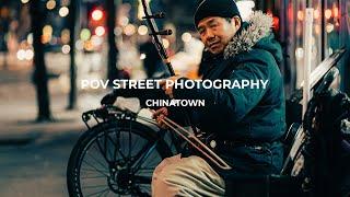 Lowlight Street Photography in China Town  85mm