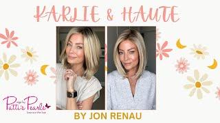 Comparing  2 Jon Renau Synthetic Wigs Haute & Karlie - WigsByPattisPearls.com