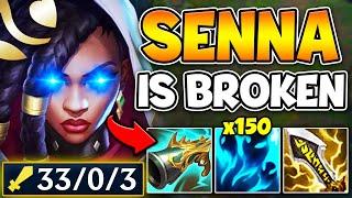 Theres a reason why Senna ADC has a 58% Win Rate right now... 33 KILLS 0 DEATHS